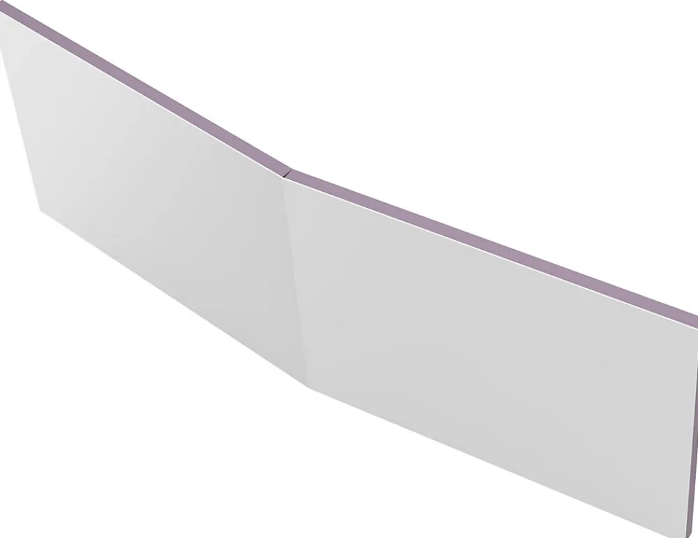 Jacob Delafon Tablier de baignoire frontal blanc brillant