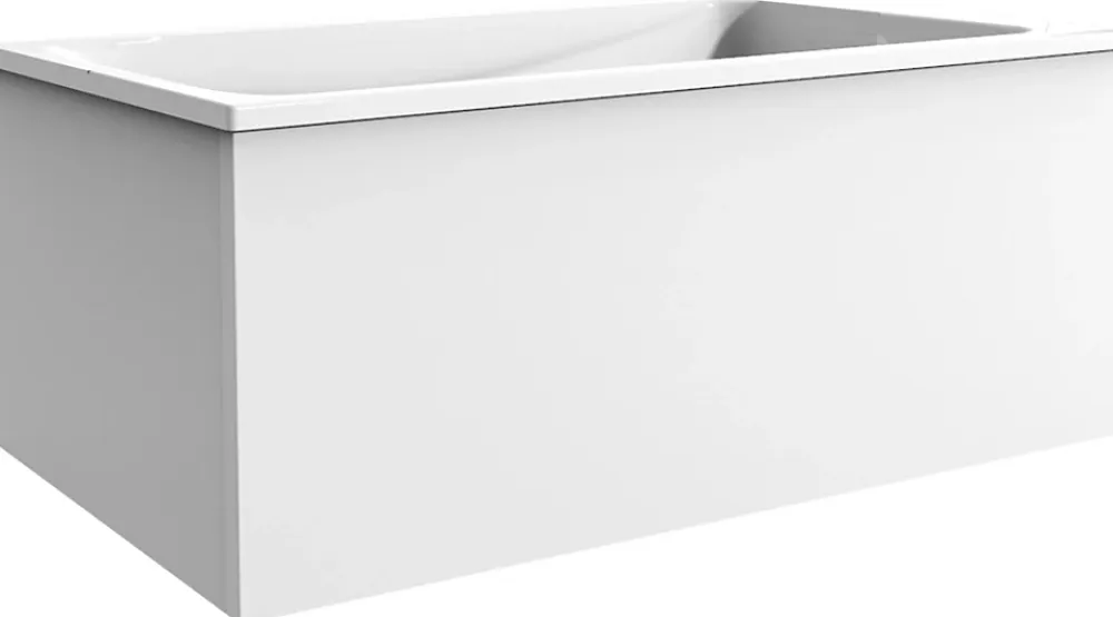 Jacob Delafon Tablier de baignoire frontal et latéral 180 x 60 x 80 cm blanc mat