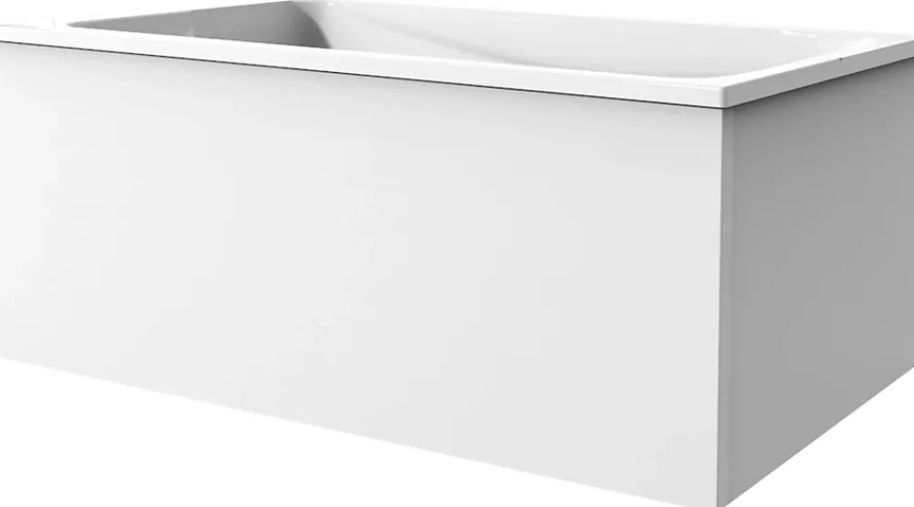 Tablier Et Habillage De Baignoire|Jacob Delafon Tablier de baignoire frontal et latéral 180 x 60 x 80 cm blanc brillant