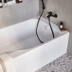 Tablier Et Habillage De Baignoire|Jacob Delafon Tablier de baignoire installation en niche blanc mat + pare bain Malice