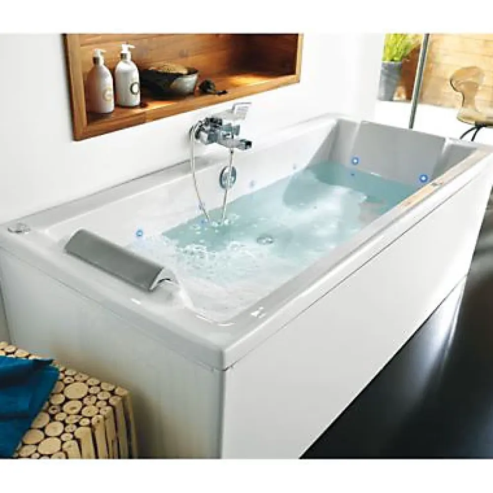 Allibert Tablier de baignoire l.180 cm, Clips