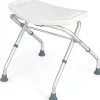 Siège De Douche|Giantex Tabouret de Douche, Banc de Douche avec Poignées, Charge 150 kg, pour Personnes Âgées, Handicapées, Enceintes, Blanc