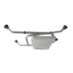 Generique Tabouret de douche, Identités 812031, Chaise de douche, courbé pliant blanc, pliable pour le ranger et le transporter facilement
