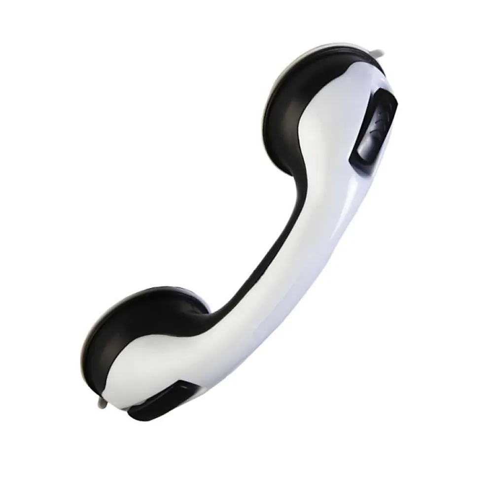 Siège De Douche|Pellet Tabouret de douche PMR Essentiel rond hauteur réglable + Barre à ventouse de maintien PMR 30 cm