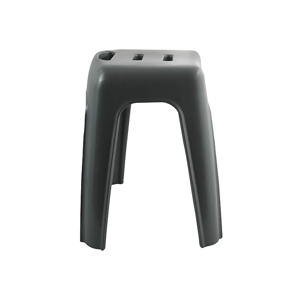 Spirella Tabouret grand siège de douche HOCKER Gris Max 130kg