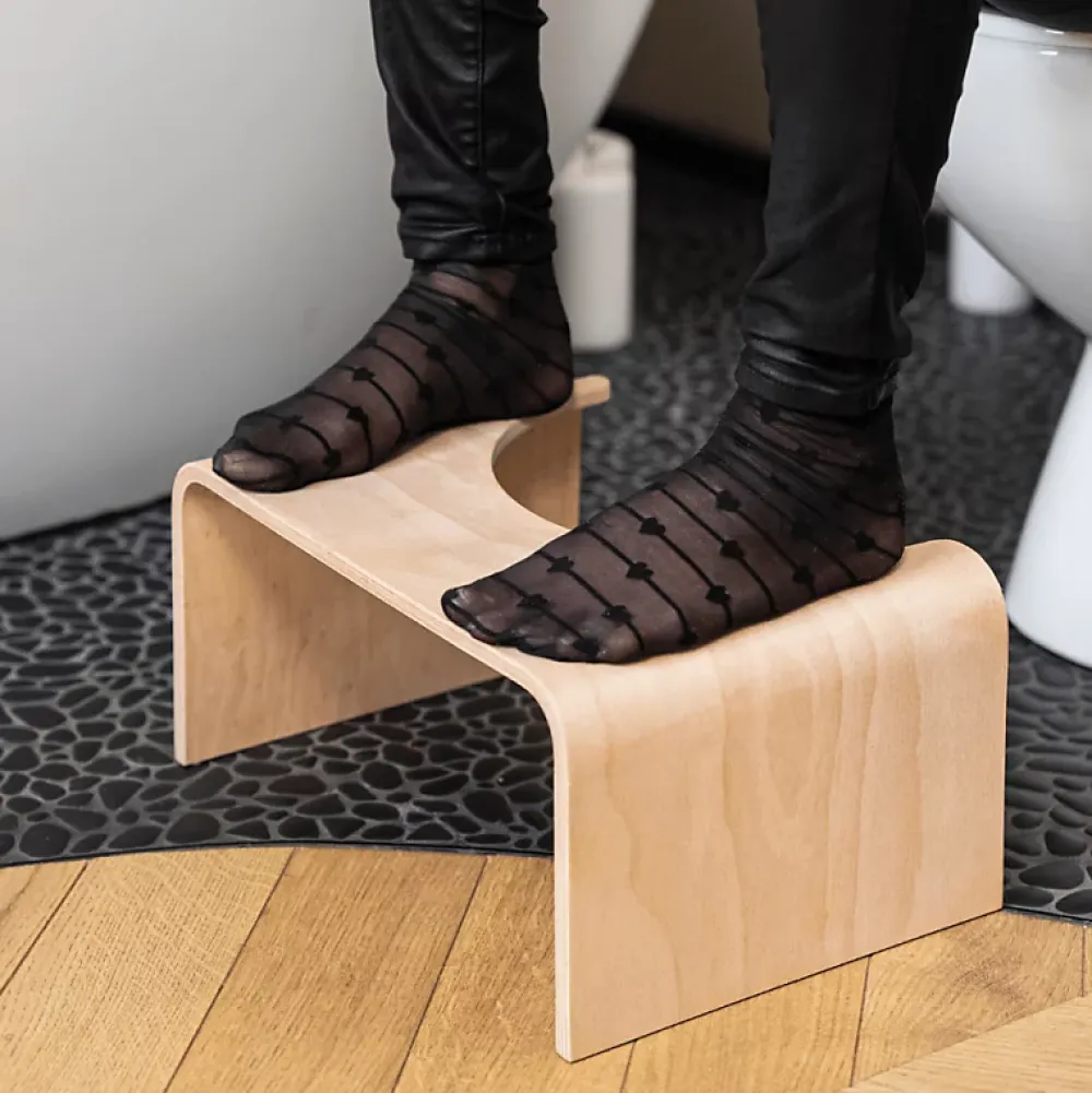 Wellcare Tabouret physiologique de toilette en bois