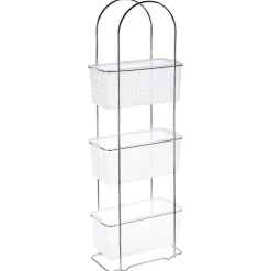 Etagère Salle De Bains|5Five Étagère 3 niveaux Transparent -