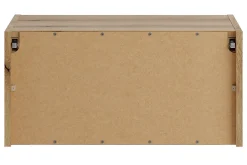 Etagère Salle De Bains|Furnidea Étagère basse suspendue pour meuble sous vasque 50 cm NOVA chêne Coast Evoke
