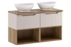 Etagère Salle De Bains|Furnidea Étagère basse suspendue pour meuble sous vasque 50 cm NOVA chêne Coast Evoke