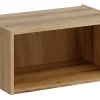 Etagère Salle De Bains|Furnidea Étagère basse suspendue pour meuble sous vasque 60 cm NOVA chêne Coast Evoke