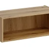 Furnidea Étagère basse suspendue pour meuble sous vasque 80 cm NOVA chêne Coast Evoke