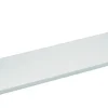 Kiamami Valentina Étagère De Salle De Bain En Verre Satiné Avec Supports En Métal Chromé - Cipro