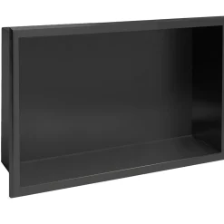 Etagère Salle De Bains|Rea ÉTAGÈRE D'ENCASTREMENT POUR SALLE DE BAINS 5 30X45X10 BLACK