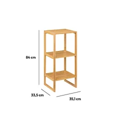 5Five Étagère haute 2 niveaux 30cm Bambou Lab'n modul -