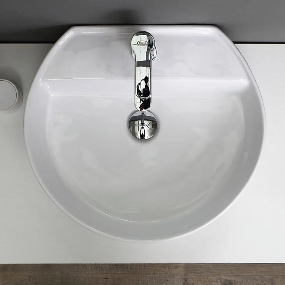 Kiamami Valentina Étagère Pour Sous-Lavabo 90 Cm En Bois Blanc - Valentina
