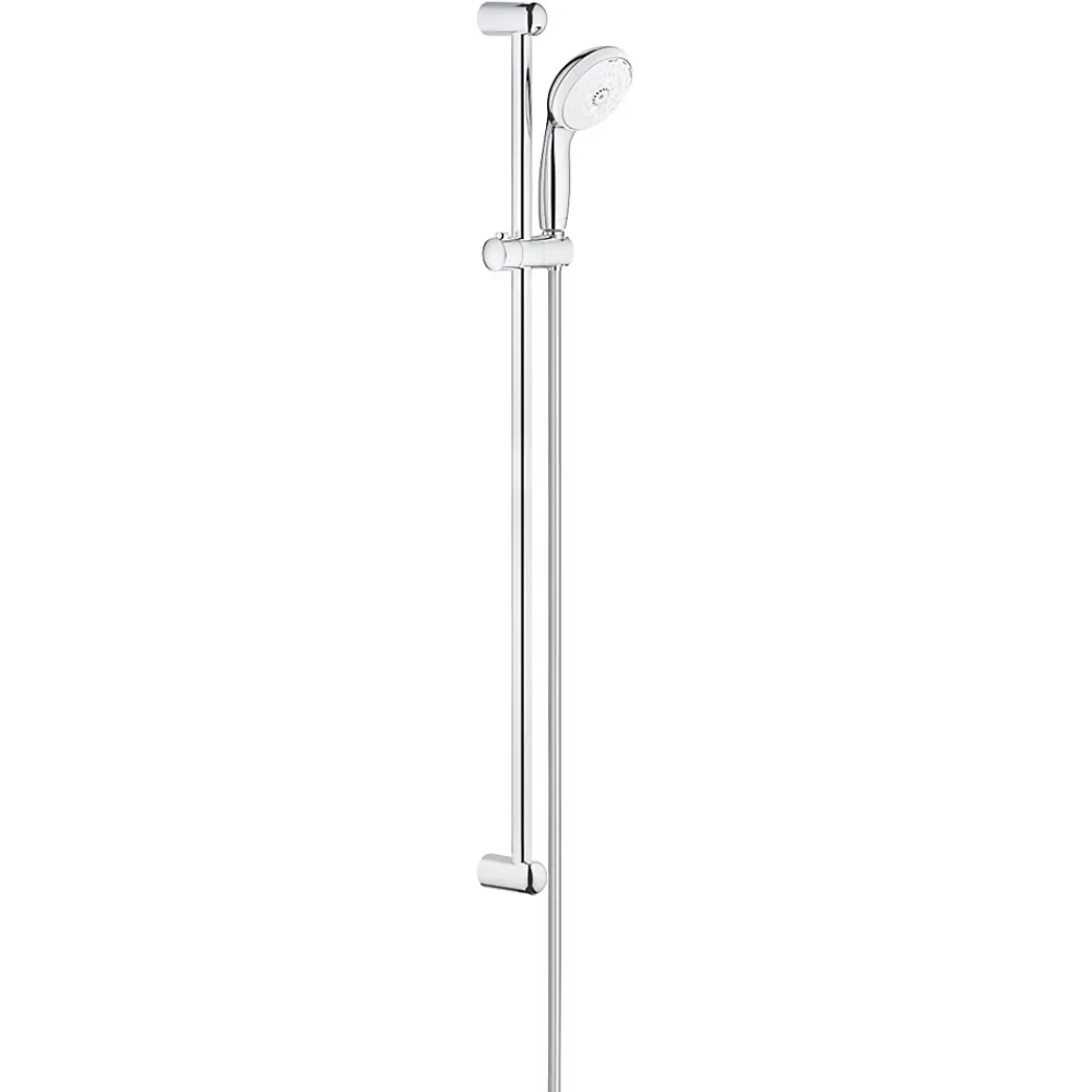 Grohe Tempesta 100 ensemble de douche complet 3 jets + mitigeur monocommande douche, clapet anti-retour, chrome (23354000-28789002)