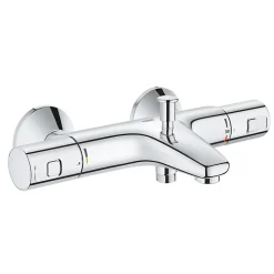 Robinet De Baignoire|Grohe Tempesta 100 ensemble de douche complet 3 jets + mitigeur thermostatique bain/douche 1/2