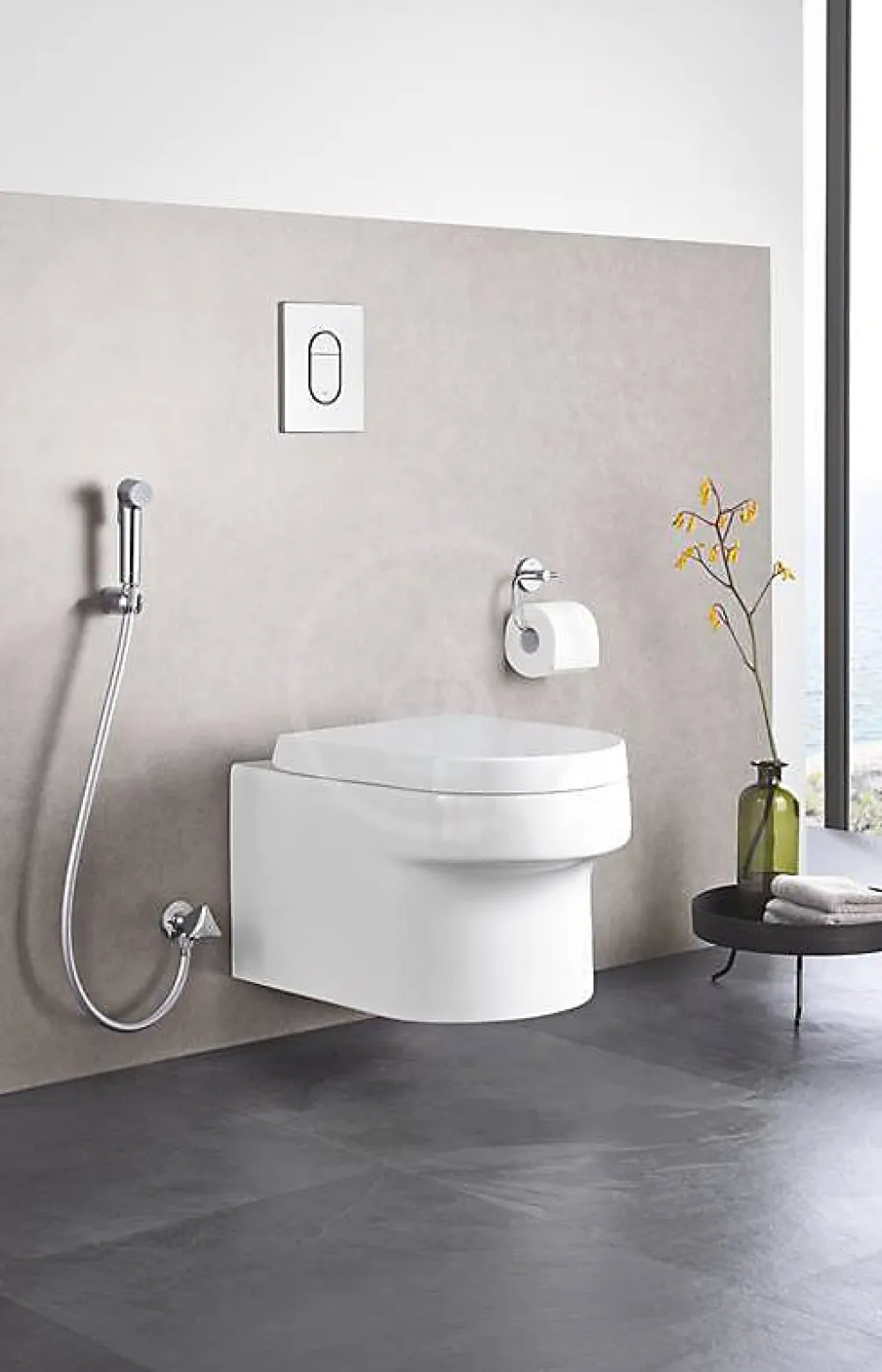 Grohe Tempesta-F Trigger Spray 30 Ensemble avec robinet d'arrêt 1 jet, chromé (27514001)