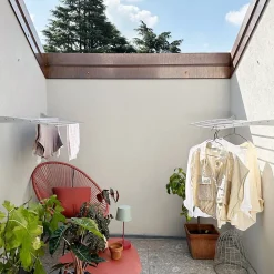 Etendoir À Linge|Foxydry Étendoir mural alu clic 60x50x10cm Fold 60