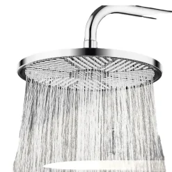 Pommeau De Douche, Flexible Et Barre De Douche|Deko Tete de Douche Pluie Anti Calcaire, 15CM Tete de Douche Haute Pression, Pommeau de Douche Fixe, Pommeau Carré Universelle