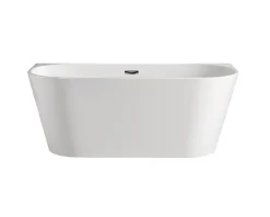 Baignoire Îlot|Sanita THEA - Baignoire semi-ilot - 170x80x58cm