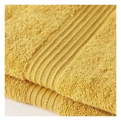 Serviette De Toilette|Todays Tools TODAY Essential - Lot de 2 serviettes de toilette 50x90 cm 100% Coton coloris ocre