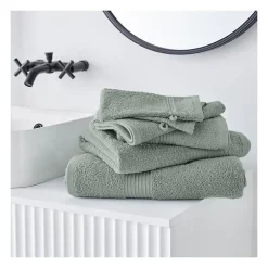 Serviette De Toilette|Todays Tools TODAY Essential - Lot de 10 serviettes de toilette 50x90 cm 100% Coton coloris céladon