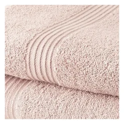 Serviette De Bain|Todays Tools TODAY Lot de 1 Drap de Bain 100% coton 70x130 cm + 1 Serviette de Bain 50x100 cm - Rose des sables