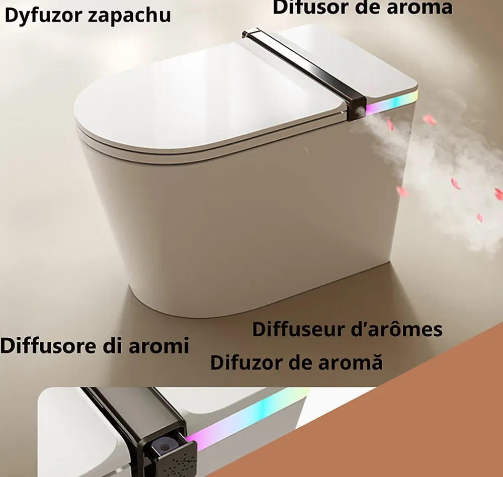 Nashi Toilette japonaise IANNA SORTIE VERTICALE, WC lavant automatique, haut de gamme