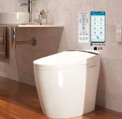 Nashi Toilette japonaise ALDARA IPLUS 5 SORTIE DUALE, WC lavant automatique, injecteur en titane, canule de séchage, gamme premium