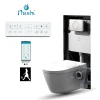 Wc Japonais|Nashi Toilette japonaise EOS PRO suspendue, WC lavant automatique, gamme supérieure