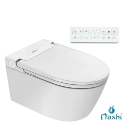 Wc Japonais|Nashi Toilette japonaise EOS suspendue, WC lavant automatique, gamme supérieure