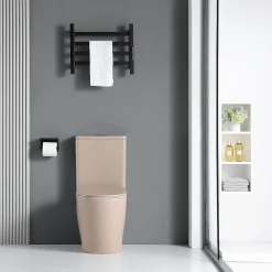 Wc À Poser|Stano Toilette WC à poser CIPOLI en ceramique beige mat
