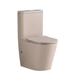 Wc À Poser|Stano Toilette WC à poser CIPOLI en ceramique beige mat