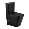 Aquore Toilette WC à poser PISA en ceramique noir mat