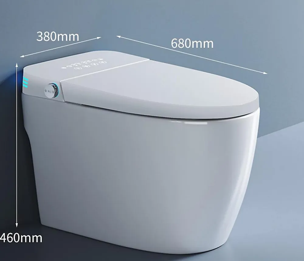 Kleenmac Toilettes intelligentes (sans réservoir) Olivia KEB2018TRW (toilettes japonaises) sortie horizontale 180 mm Blanc