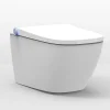 Wc Japonais|Bernstein Toilettes japonais céramique Blanc, WC lavant + LED, force jet et chaleur réglable, rinçage 180 - 59,3x38,4x38cm - BASIC 1104