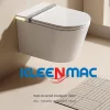 Wc Japonais|Kleenmac Toilettes suspendues intelligentes japonaises VERONA Blanc modèle KEB3018WTR-C
