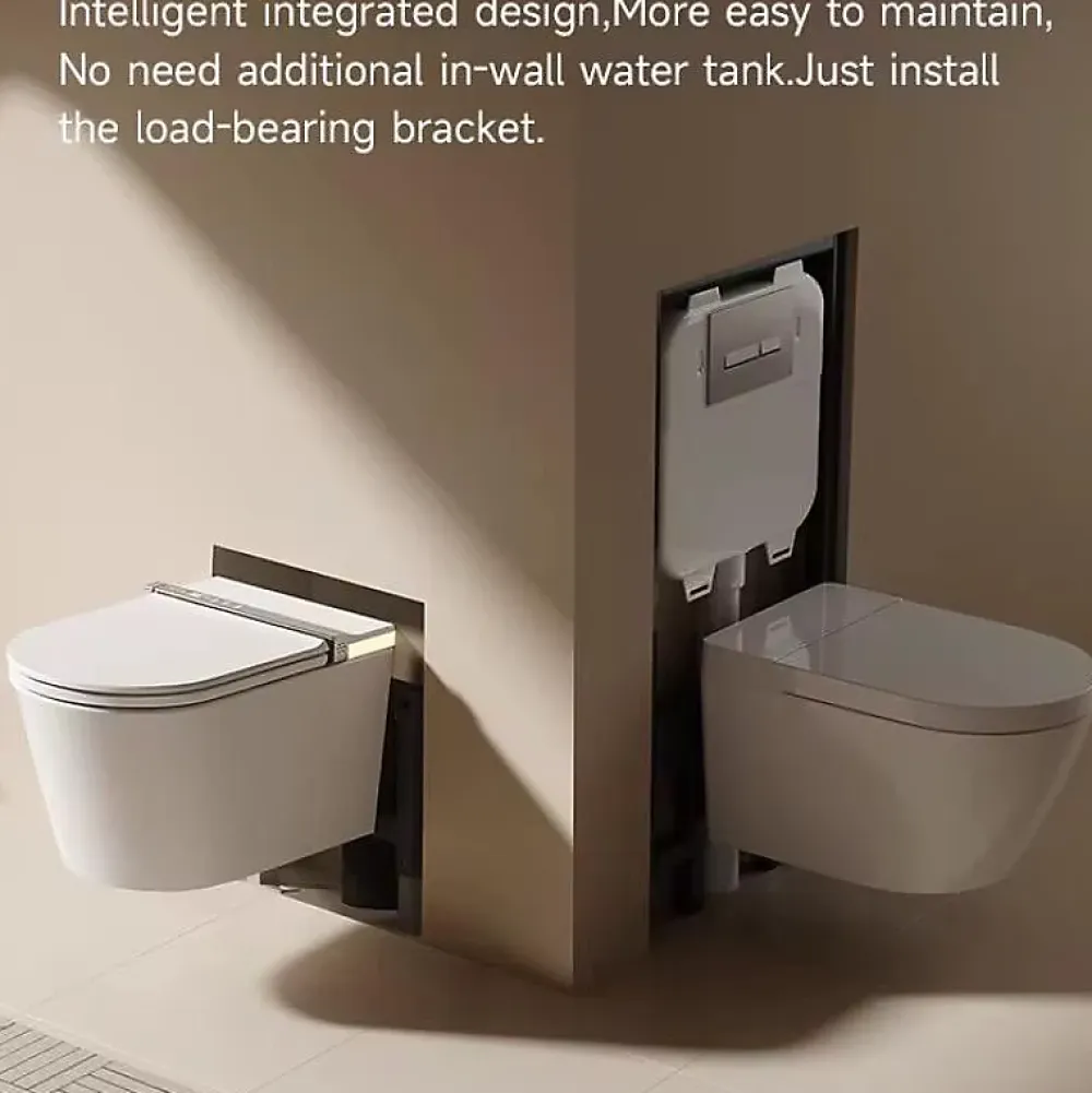 Wc Japonais|Kleenmac Toilettes suspendues intelligentes japonaises VERONA Blanc modèle KEB3018WTR-C