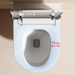Wc Japonais|Kleenmac Toilettes suspendues intelligentes japonaises VERONA Blanc modèle KEB3018WTR-C