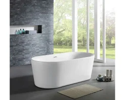 Baignoire Îlot|Sanita TOSCA - Baignoire ilot - 75x150x58cm