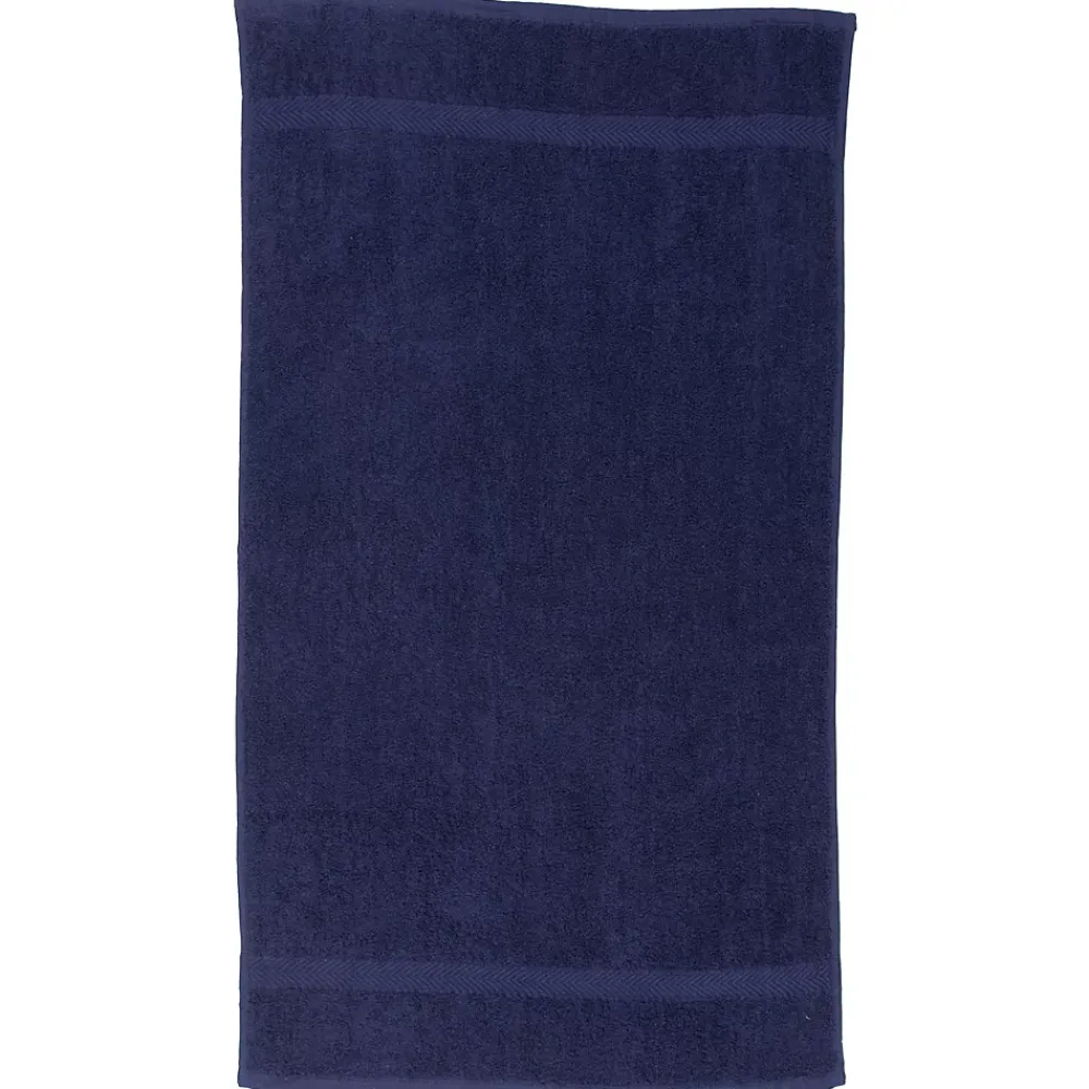 Towel City - Serviette à main LUXURY Bleu marine (90 cm x 50 cm)