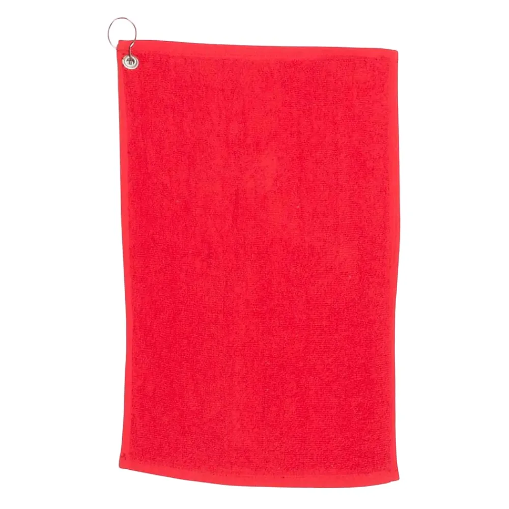 Towel City - Serviette de golf LUXURY Red (50 cm x 30 cm)