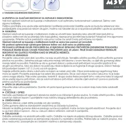 MSV Tringle de douche - - MS096 - PVC - blanc - 40 x 9,5 x 10 cm