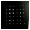 Pommeau De Douche, Flexible Et Barre De Douche|Bernstein Tête de douche carrée, extra-plate en acier inoxydable DPG5005 - 50x50cm - noir