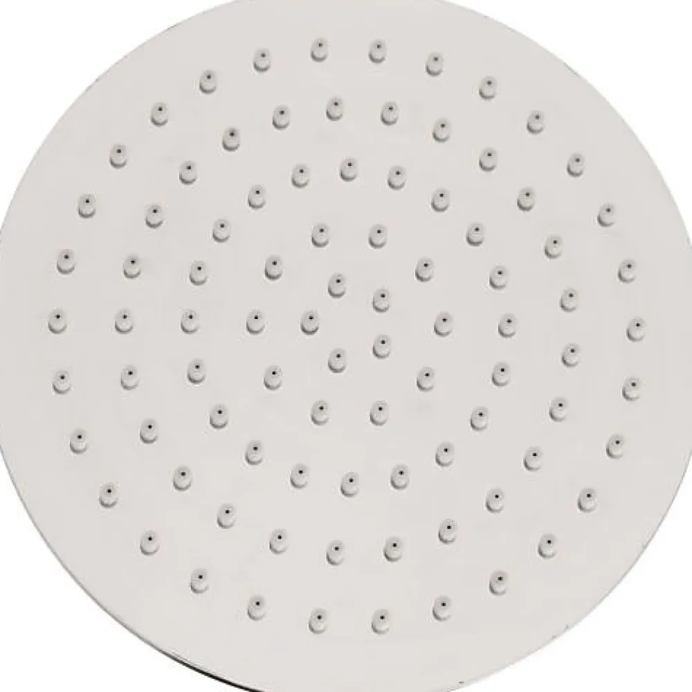 Garis Tête de douche ronde extra plate 200mm SIANA inox - - H10-TROI-200