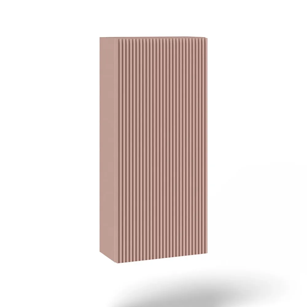 Armoire De Salle De Bains|Aqa Design Unitè murale haute VENERE rose poudrè