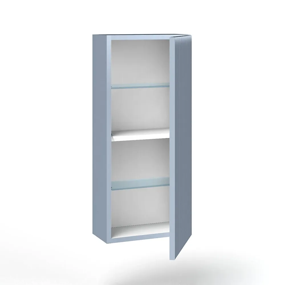 Armoire De Salle De Bains|Aqa Design Unitè murale haute VENERE blue ciel tiffany