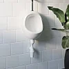 Urinoir|GoodHome Urinoir en porcelaine, blanc, Habera