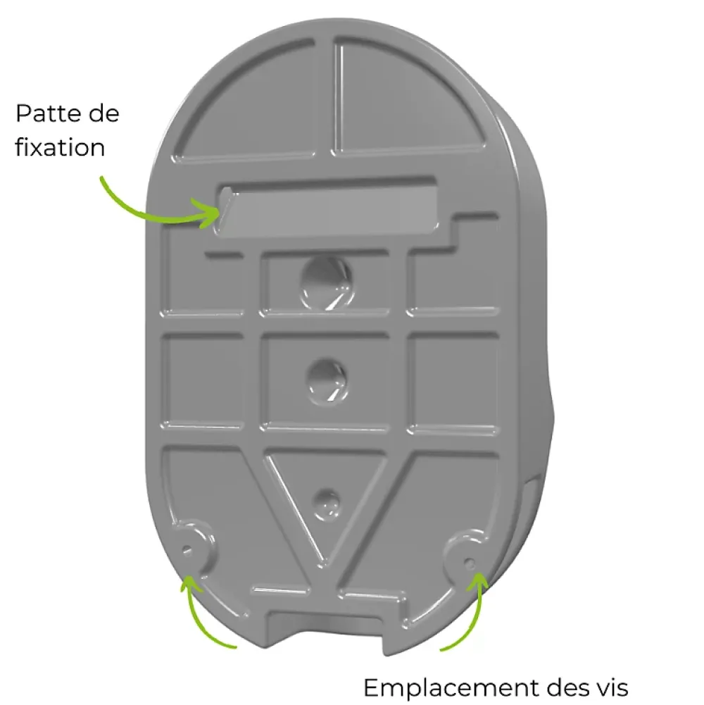Ti'Pi Urinoir sans eau mural noir + kit valve bec de canard + pack entretien